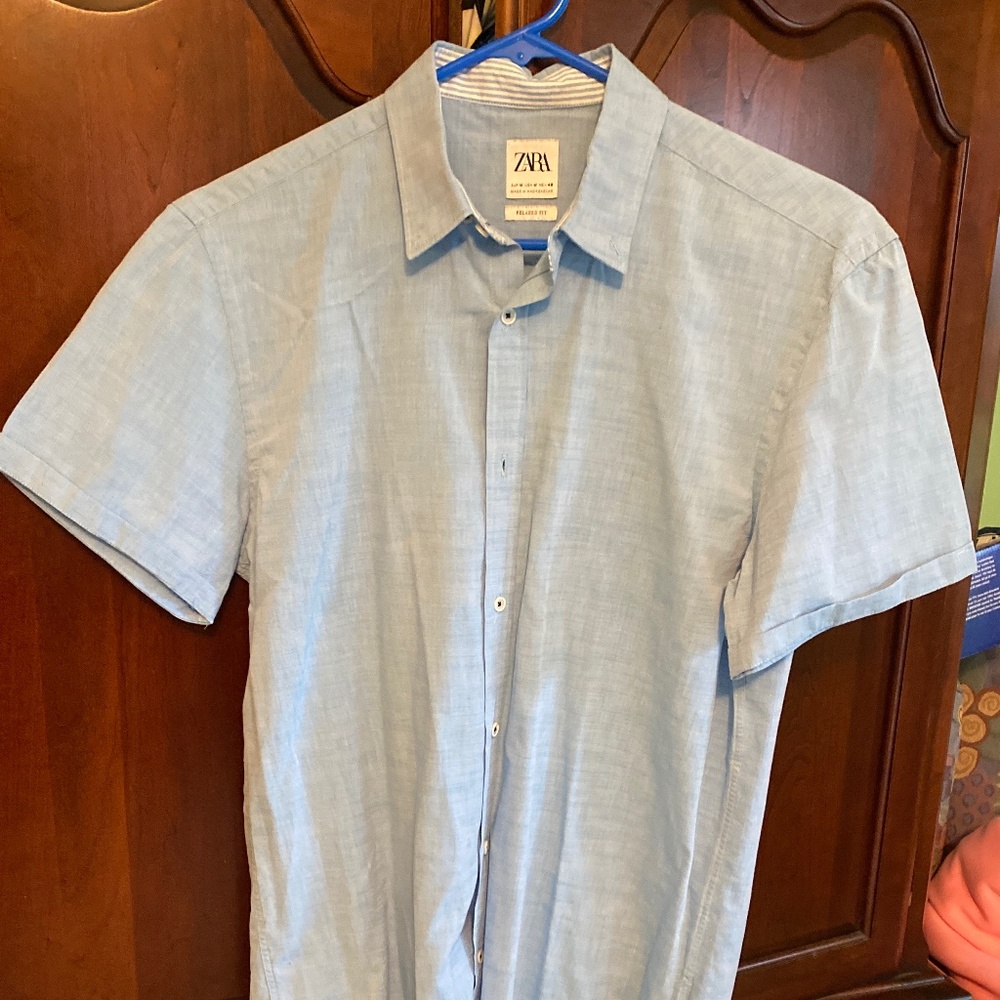 Men’s Linen button down shirt EU 48